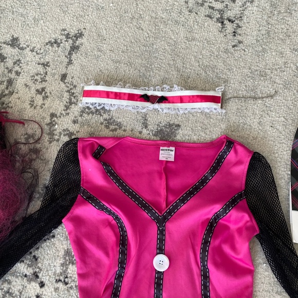 Monster High Draculaura Costume with wig - Picture 4 of 9